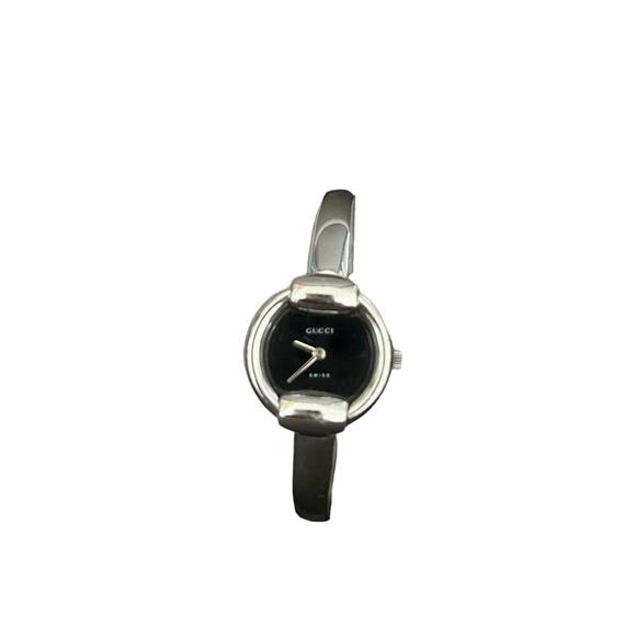 Gucci Vintage 1400L Silver Stainless Steel Horsebit Buckle Watch (GGXX100) - Picture 4 of 13